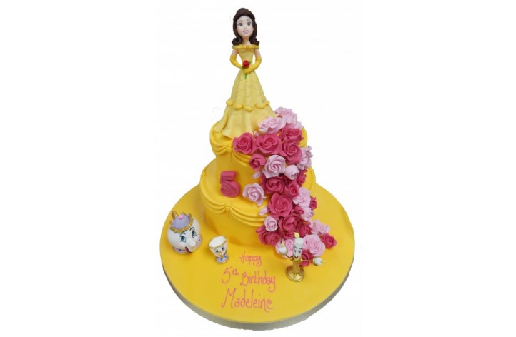 Tiered Sugar Belle Cake with Roses